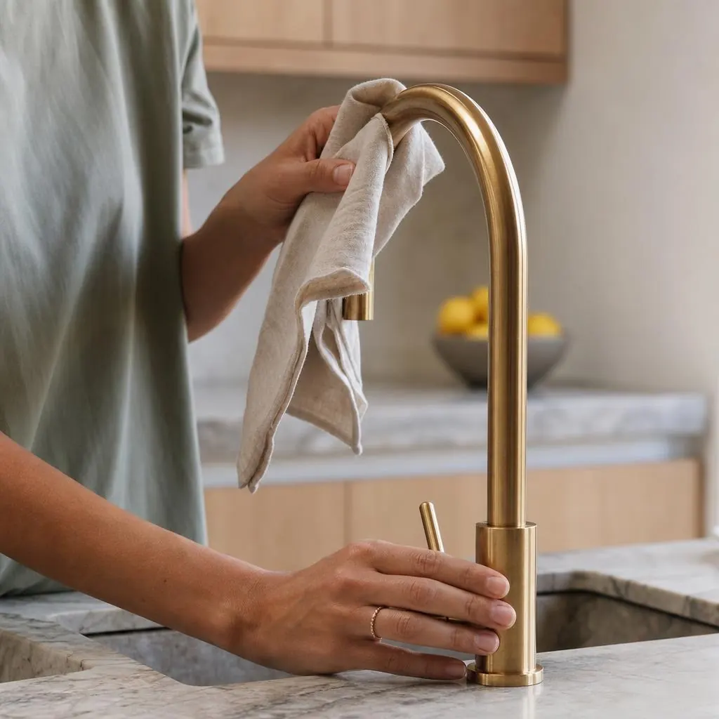 Lily team member arranging a thoughtfully styled home