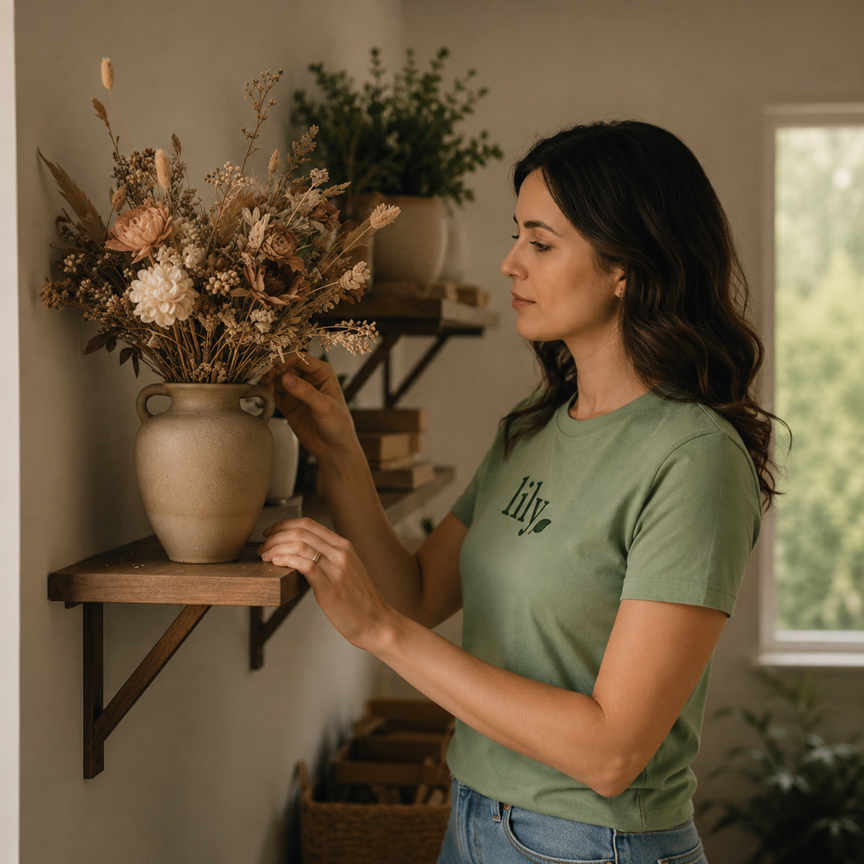 Care styling and home arrangement