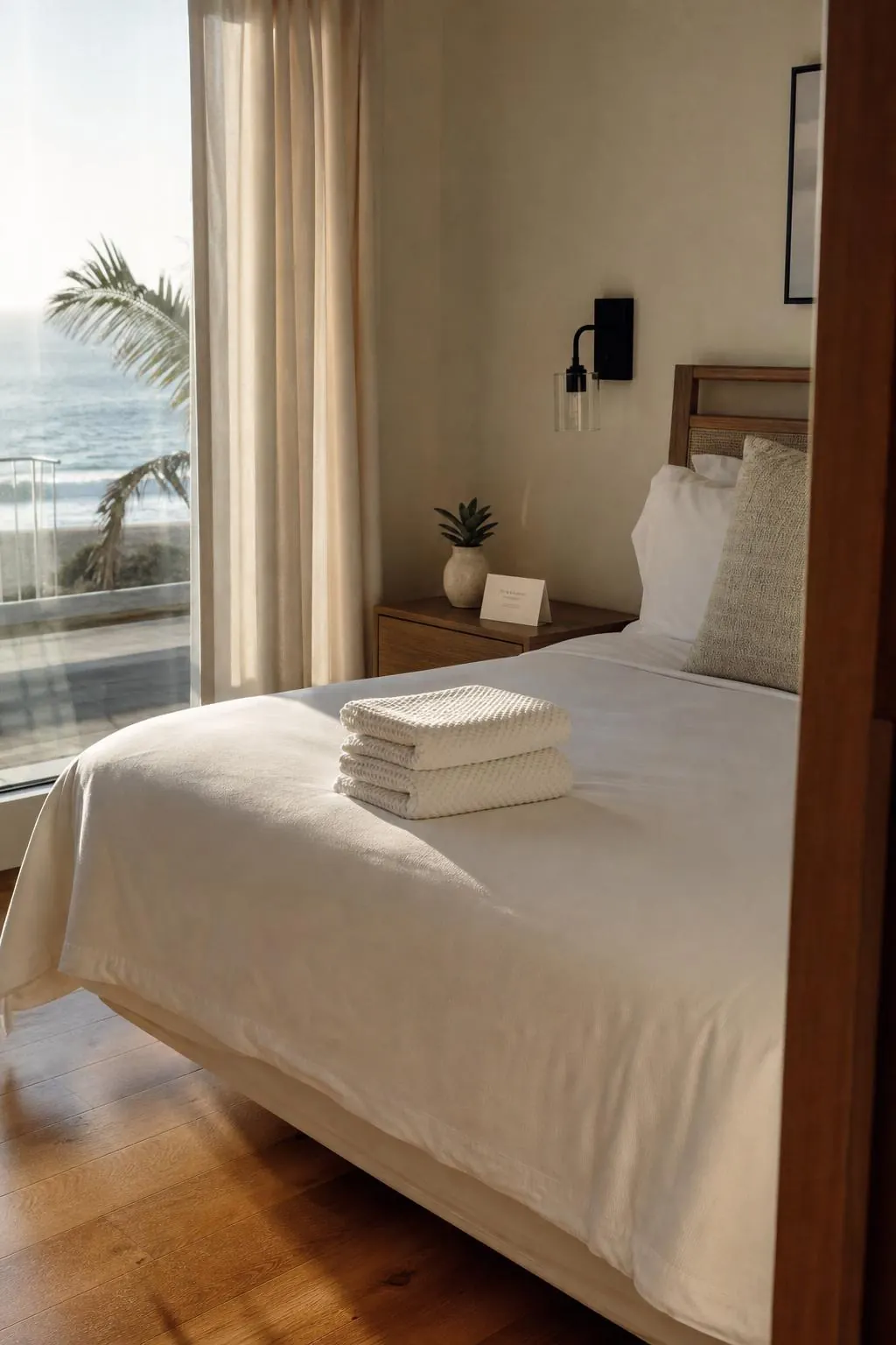 A guest-ready San Diego short-term rental dining table